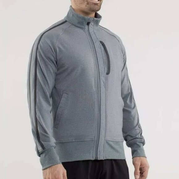 lululemon athletica Other - Lululemon Kung Fu Jacket II Heathered Dark Slate Sz L